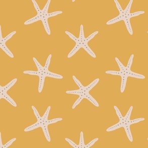 Twinkling Tides- bright yellow background