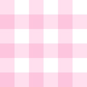 3" light pink gingham,large check  3 INCH CHECK Wallpaper