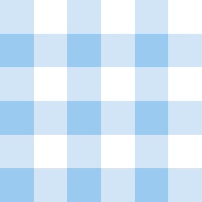 3" baby blue gingham,large check  3 INCH CHECK Wallpaper