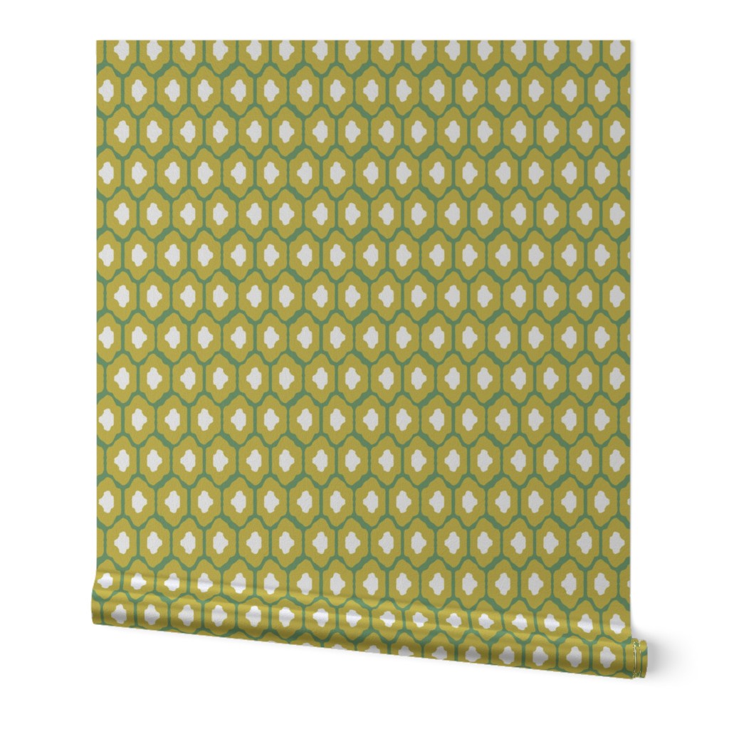 cozy shapes/lime citrine green/medium 