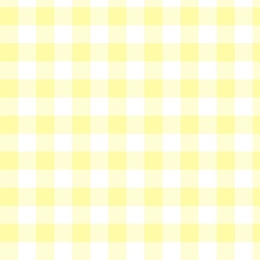 Buttercup Yellow Gingham Check Picnic Blanket Small