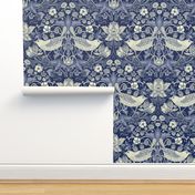 Berry Bandit in Gorgeous Garden - navy blue, large 