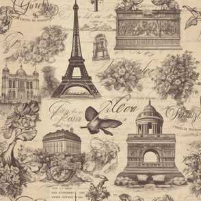Antique French Wallpaper