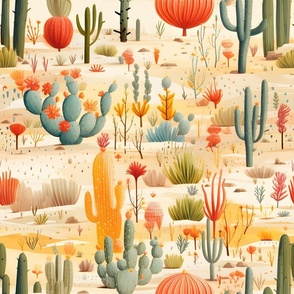 Desert Cactus - large