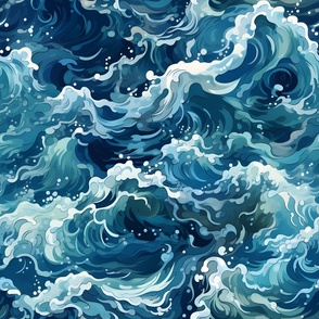 Ocean Waves - medium