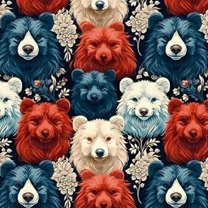 Red, White & Blue Bears - small
