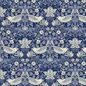 Berry Bandit in Gorgeous Garden - navy blue, medium 