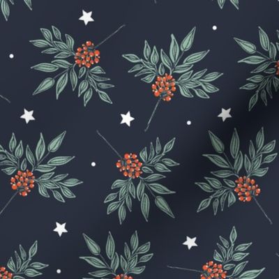 Mistletoe Christmas Floral - V2