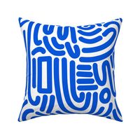 medium pop art lines and shapes_classic blue on white