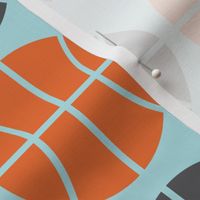 Gray/Orange Basketball