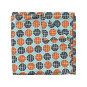 Gray/Orange Basketball