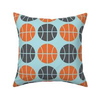 Gray/Orange Basketball