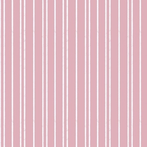 Chalky Stripes on Pink