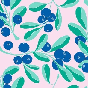 Abstract Blueberries