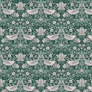 Berry Bandit in Gorgeous Garden - sage green, small 