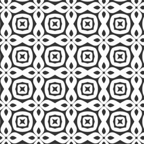 White&Grey is a geometric abstract pattern.