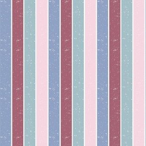 Winter Colour Collection Mottled Speckled Vertical Stripe Pink Blue Green White