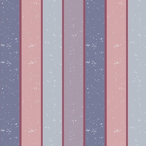 Winter Colour Vertical Chunky Textured Speckled Stripe Blue, Pink, Green, Muted Shades