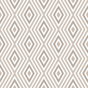 Gorgeous Greige Diamonds Neutral Beige Grey Gray Trellis