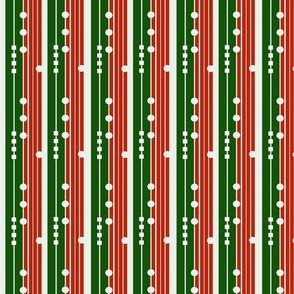 Christmas Mechanical Stripes