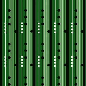 Mechanical Stripes Green