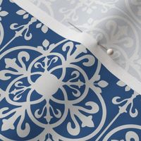 Delft Blue light white vintage tiles