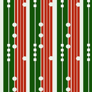 Mechanical Stripes Christmas Larger