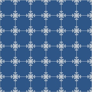Delft Blue light contour vintage tiles