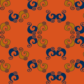 Twirls Orange