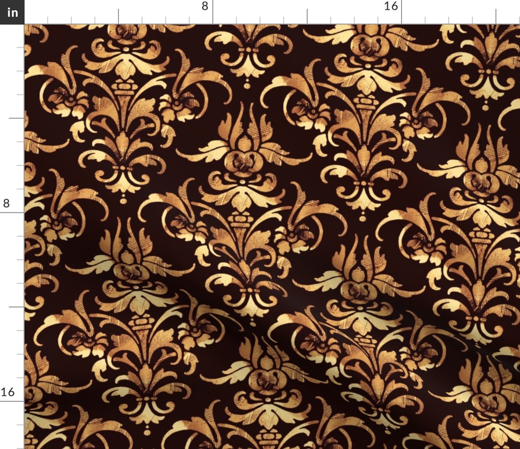 Parquet Damask ~ Dark