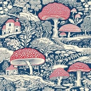 Mushroom Toile