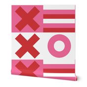 Noughts and Crosses - Candy - Large Cushion fronts combo