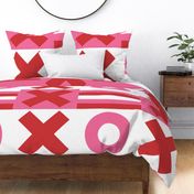 Noughts and Crosses - Candy - Large Cushion fronts combo
