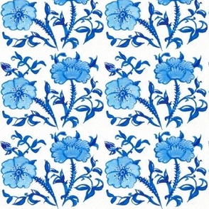 (S) Clarisse - little bluenChinoiserie floral 