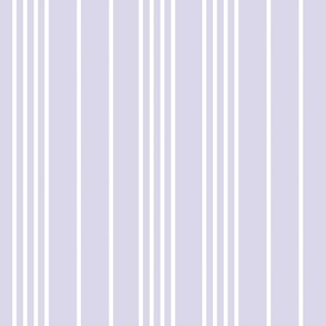 Light Purple Stripes, Purple and White