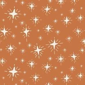 Sparkle stars in burnt caramel