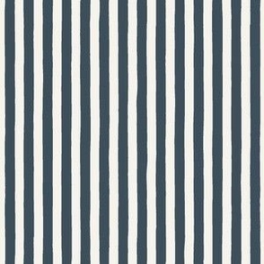 Candy Stripe in dark blue