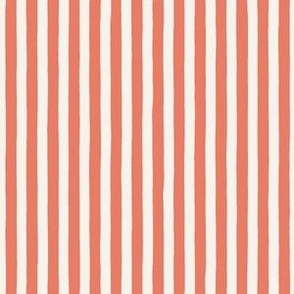 Candy Stripe in bright berry red