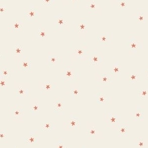 Tiny festive twinkle stars in bright red