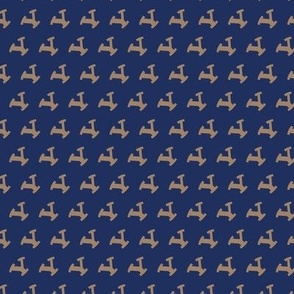 BYU-Logo-Ties Navy-and Tan