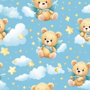 Angel teddy bears