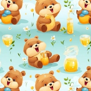 teddy bears honey