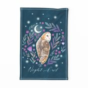 Night Owl Tea Towel