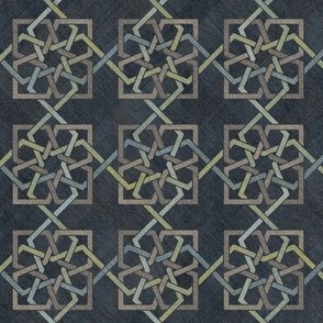 Sathura Kadima Watercolour Geometric Lustron Medium 