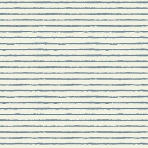 Textured Stripe Soft Indigo on Cream Large