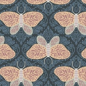 Medium Butterfly Ogee  in Taupe