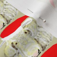 Happy Holiday Cow gift tags