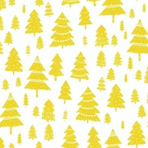 Christmas forest_yellow