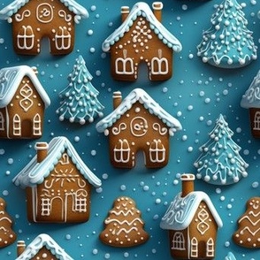 Gingerbread Houses Trees