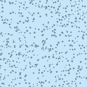 Teal & Baby Blue Polka Dots